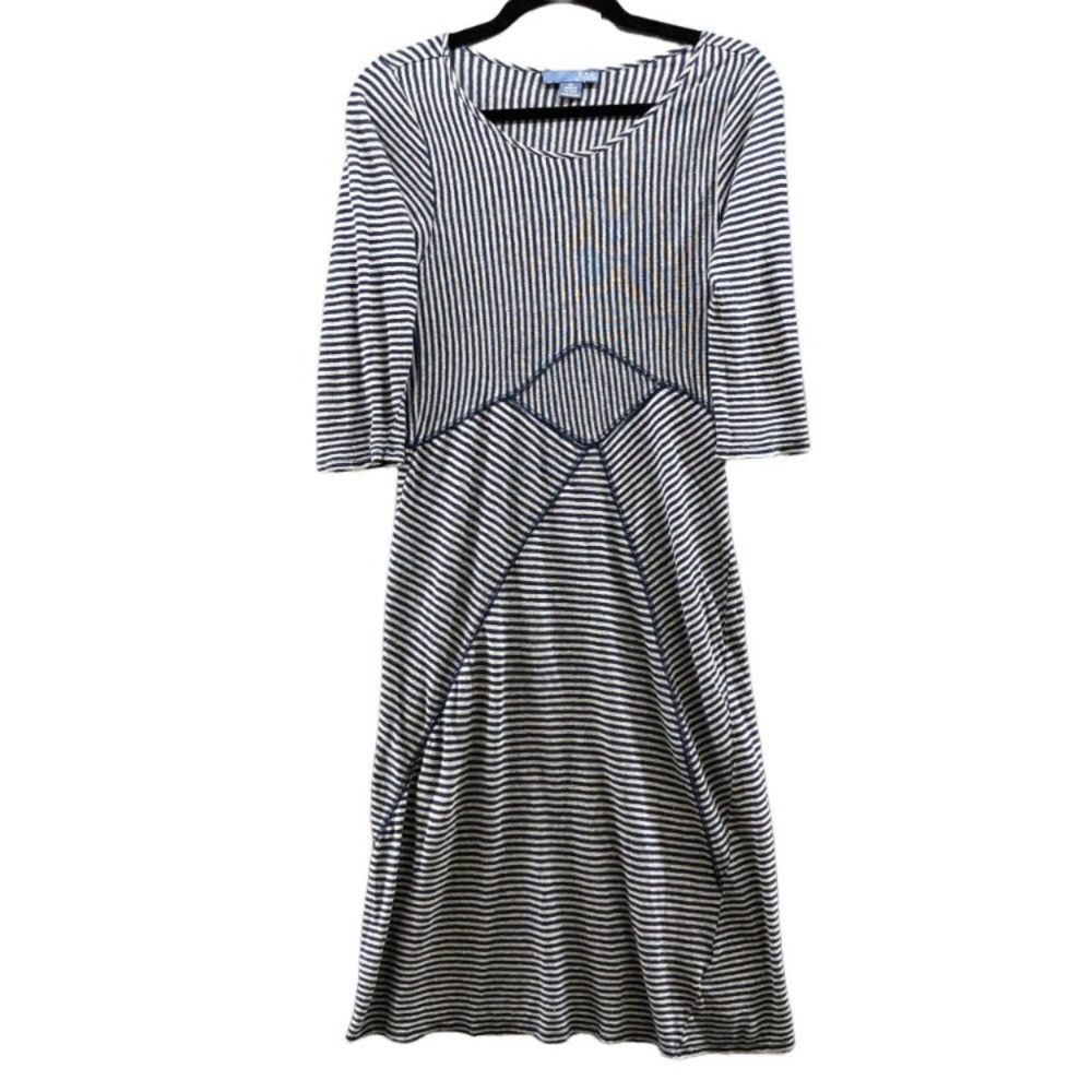 Lie by Anthropologie striped midi dress